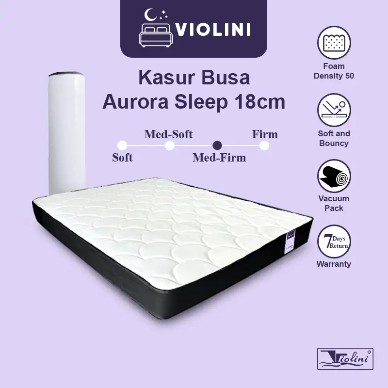 Violini Kasur Busa 13&18cm - Aurora Lite Mattress / Matras Kasur Dalam Box
