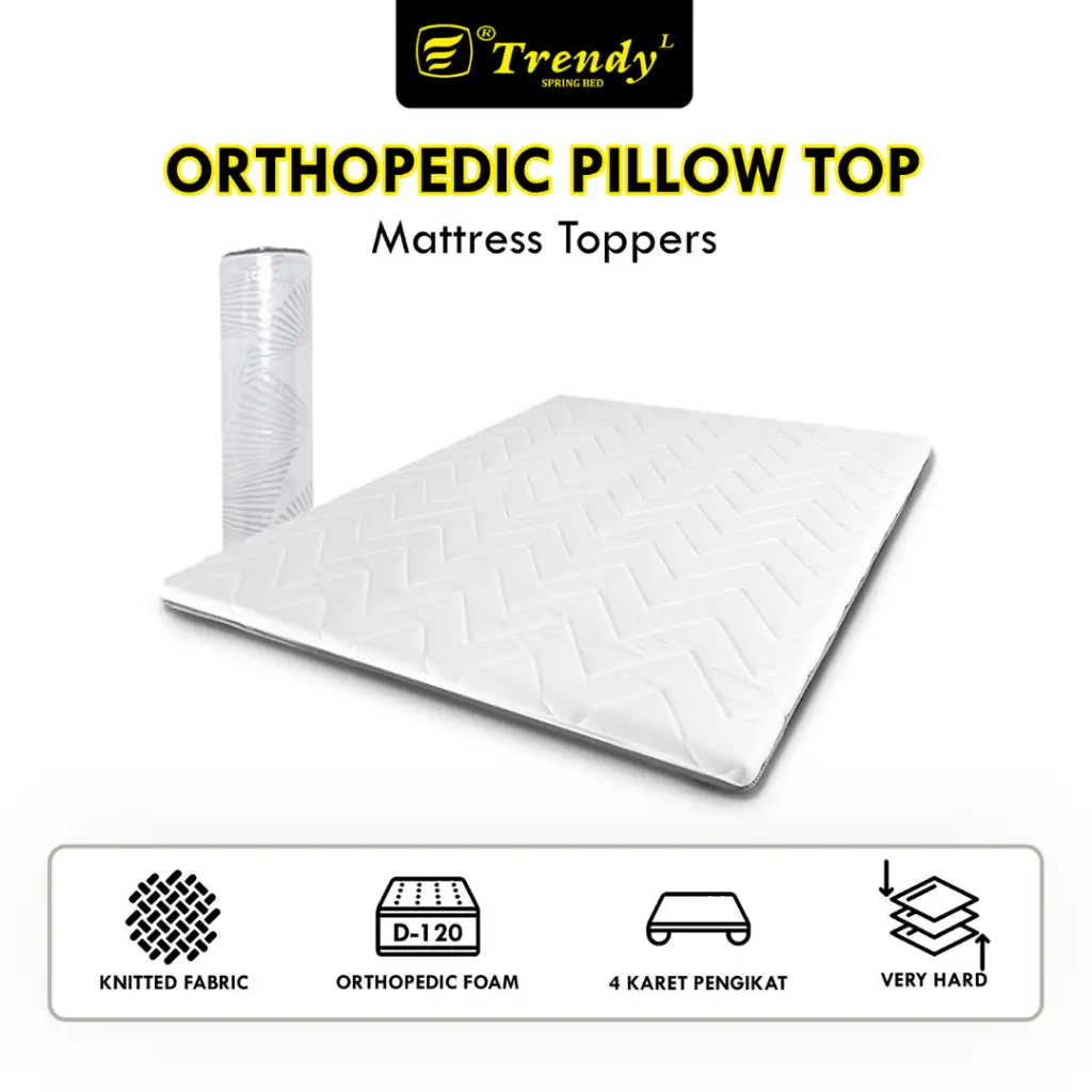 Trendy Topper Orthopedic - Mattress Toppers Spons Rebonded D120 (Press & Roll)