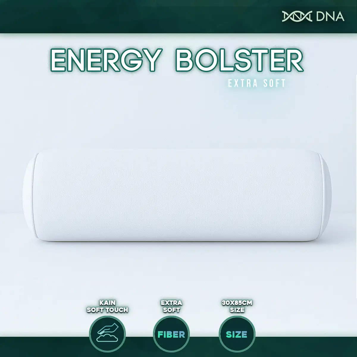 DNA Energy Bolster - Guling 30x85cm Dacron 700gr