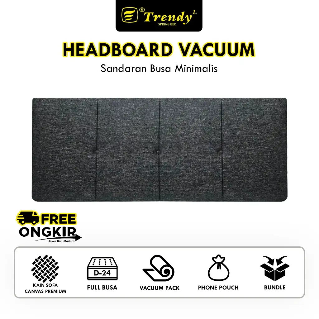 Trendy Headboard Vacuum - Sandaran Tempat Tidur / Sandaran Kasur / Headboard Kasur