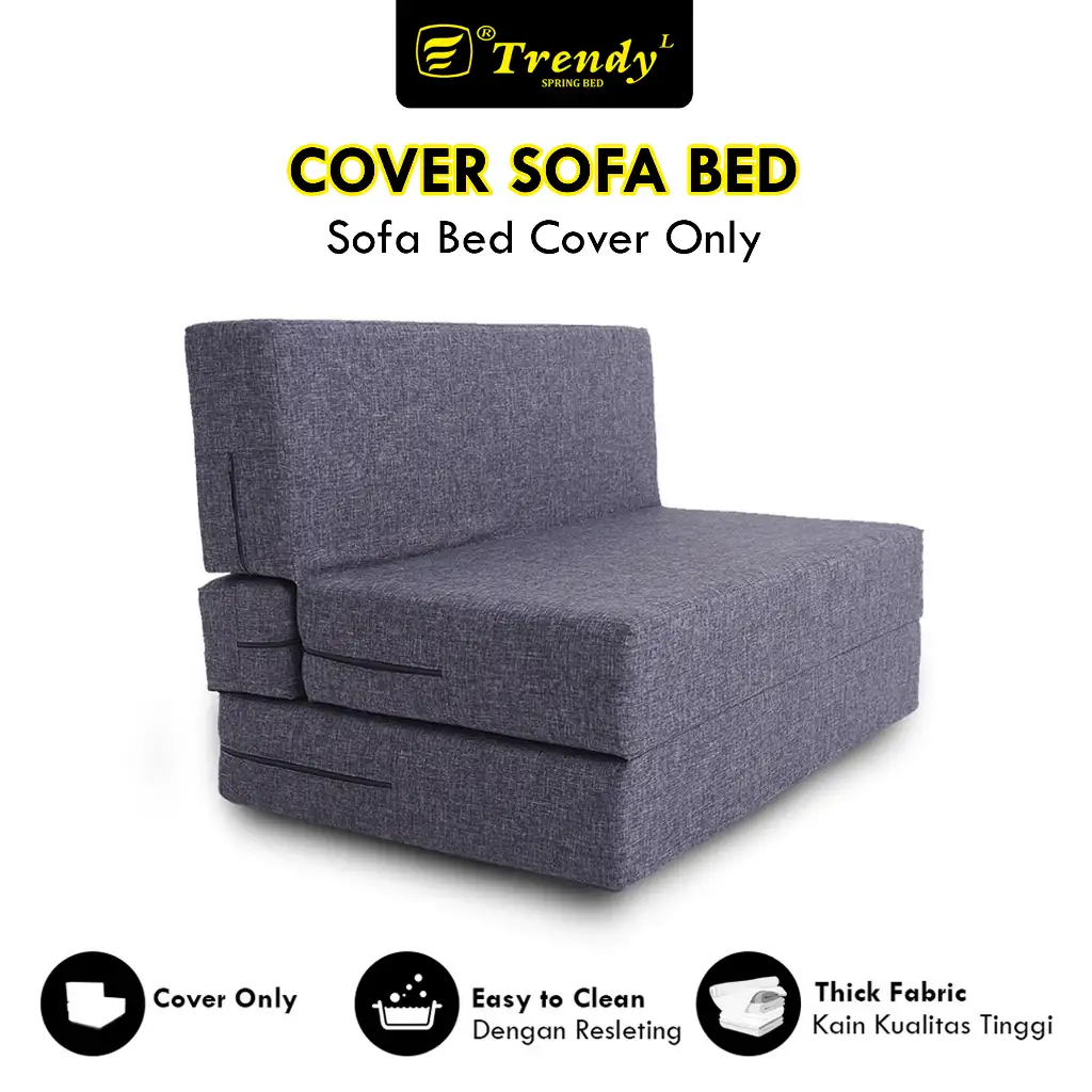 [HANYA COVER/ TANPA BUSA/ COVER ONLY/ BUKAN SOFA] Trendy Paradiso Sofa Bed Premium Cover