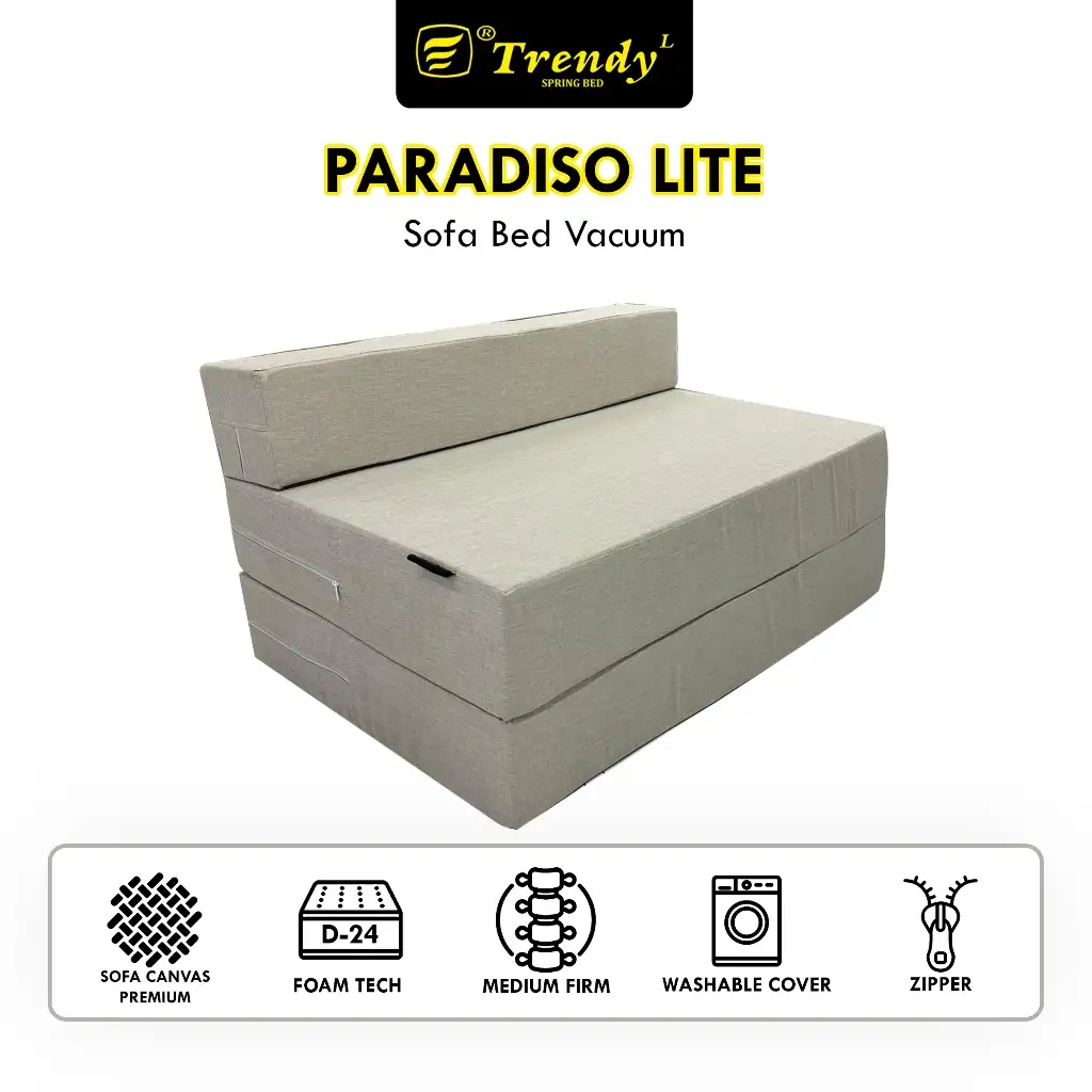 Trendy Sofa Bed Paradiso Lite - Sofa Bed Multifungsi - Sofa Bed Vacuum - Kasur Busa - Kasur Lipat